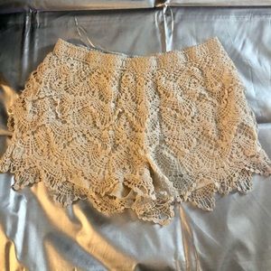 Tan Layered Shorts M